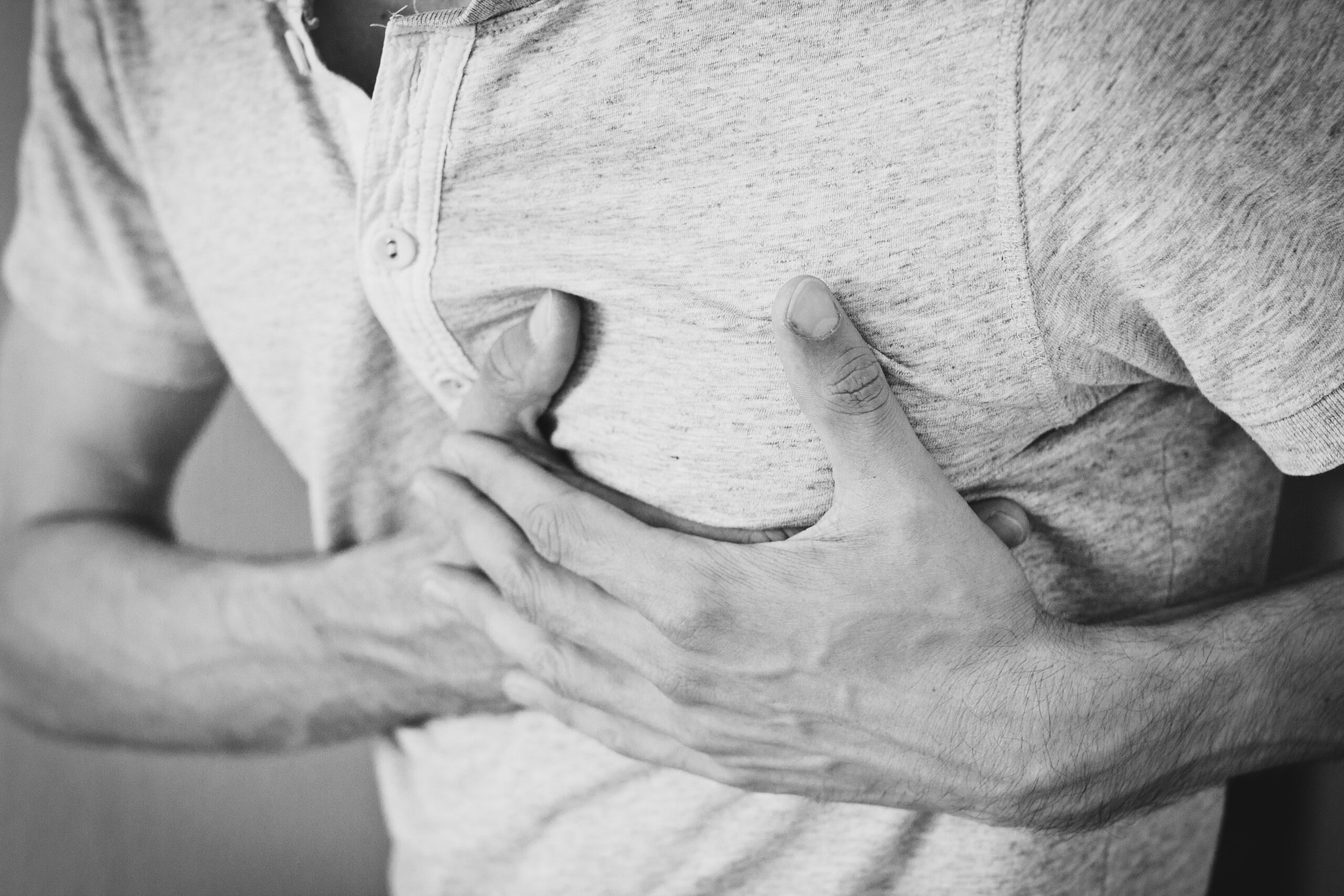 man, heartache, chest pain sucking chest wound