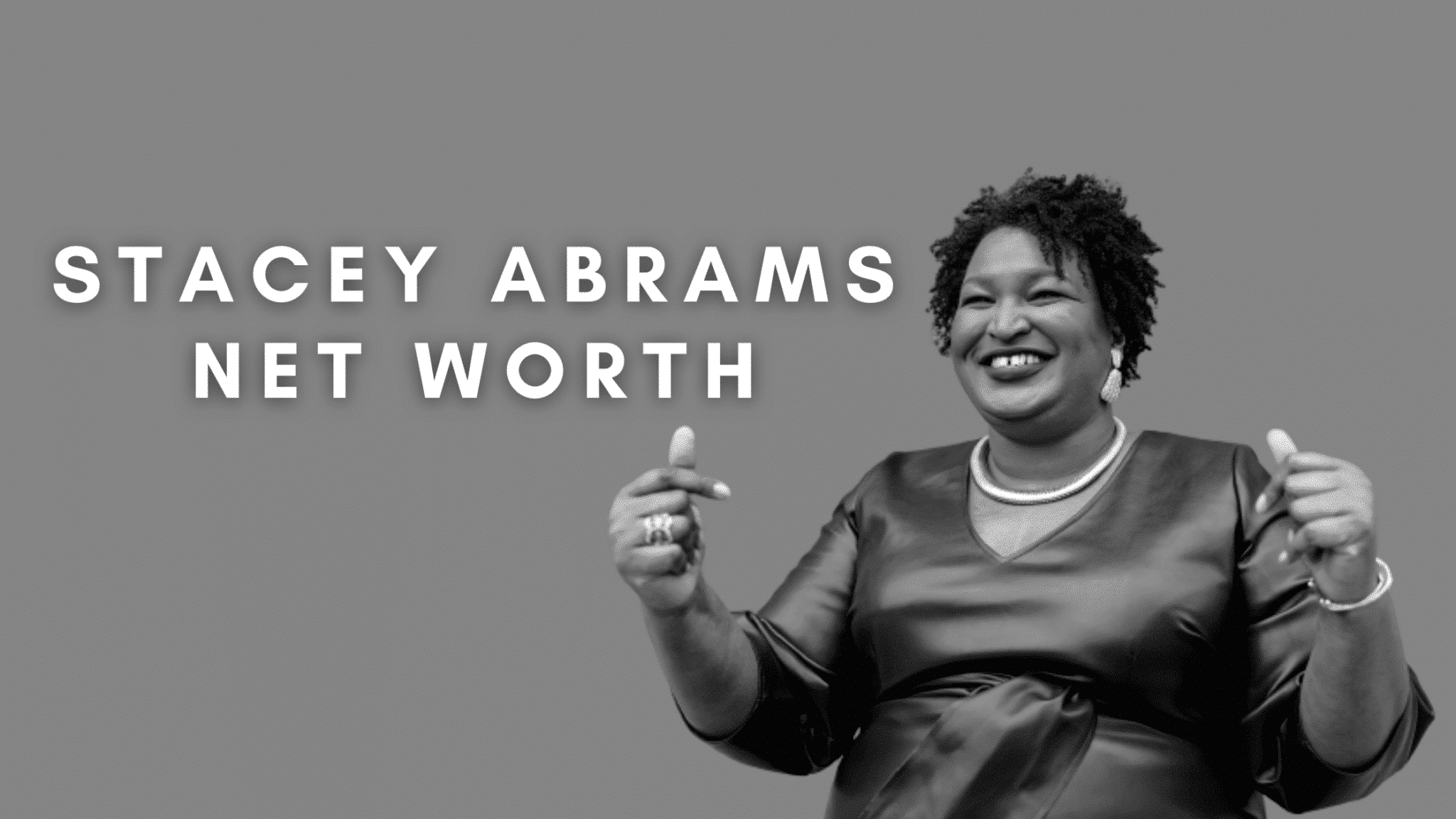 Stacey Abrams Net Worth From Author To Nominated For Nobel Prize SLECK