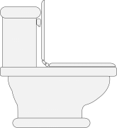 toilet, restroom, lavatory