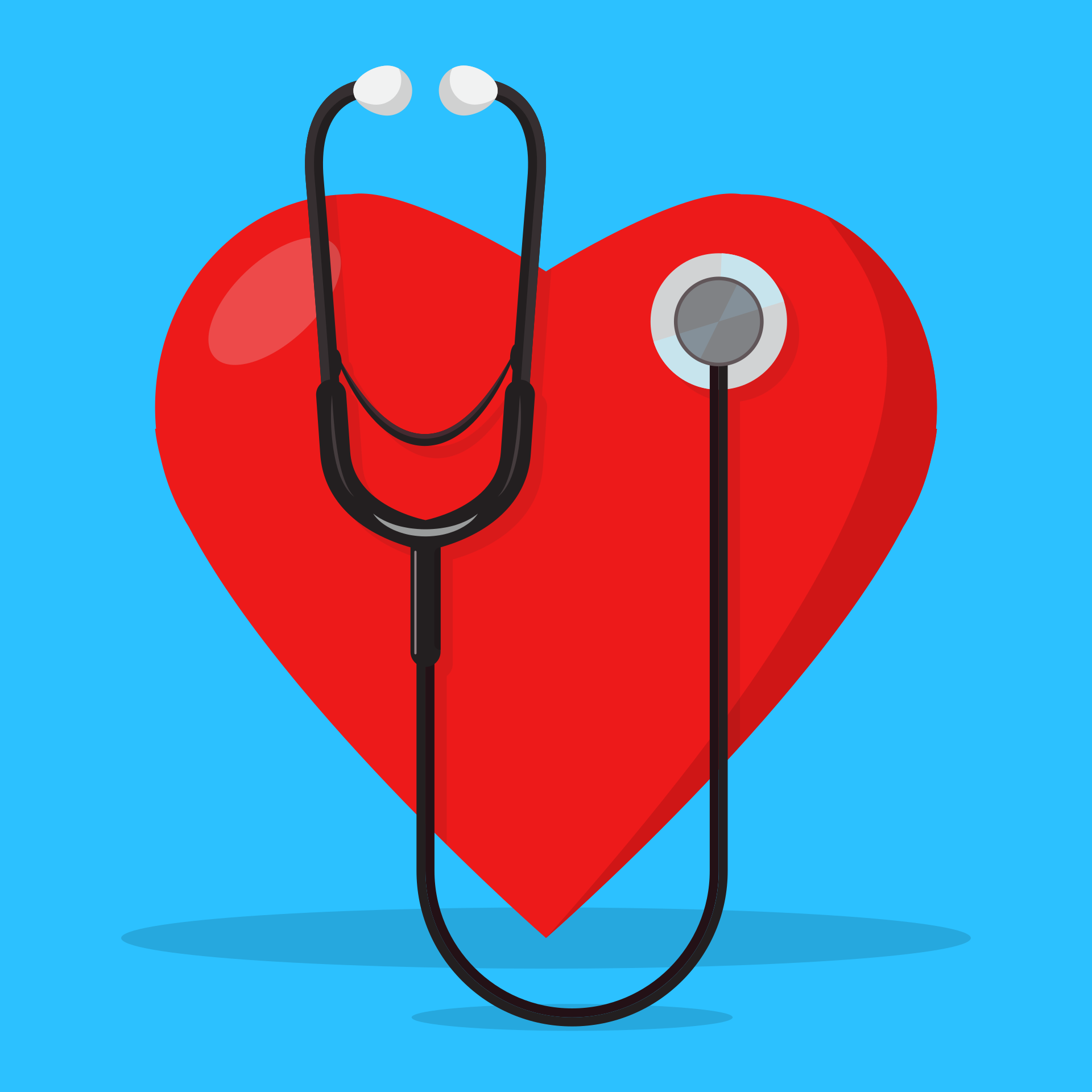 stethoscope, heart, doctor