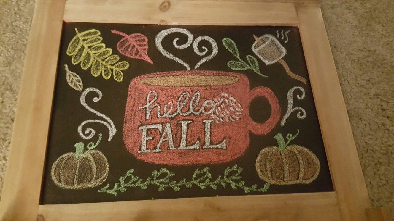 fall chalkboard ideas